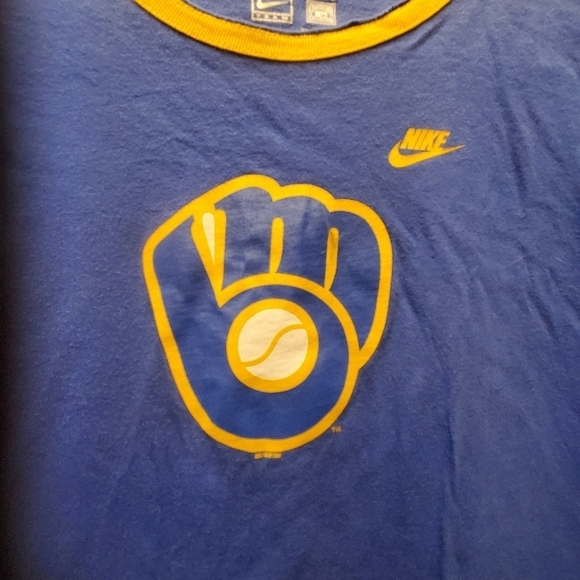 🍉juniors size smal Milwaukee Brewers top - Picture 2 of 6